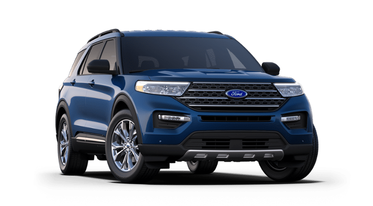 2021 Ford Explorer XLT Atlas Blue, 2.3L EcoBoost I-4 Engine with Auto ...